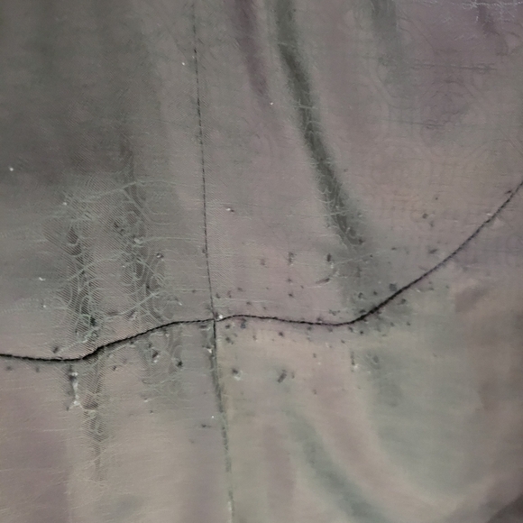 ELIE Tahari down puffer funnel neck coat parka jacket gray XS small - Picture 12 of 16